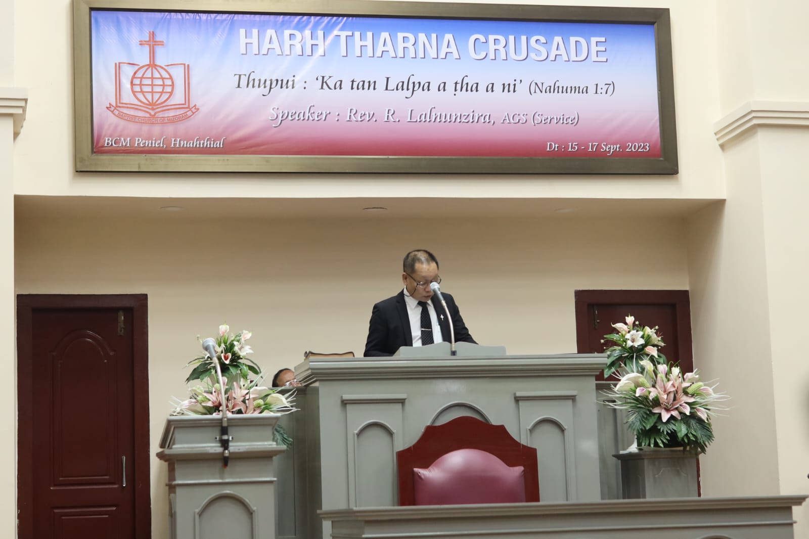 AGS Service-in BCM Peniel, Hnahthial-ah Crusade a neihpui