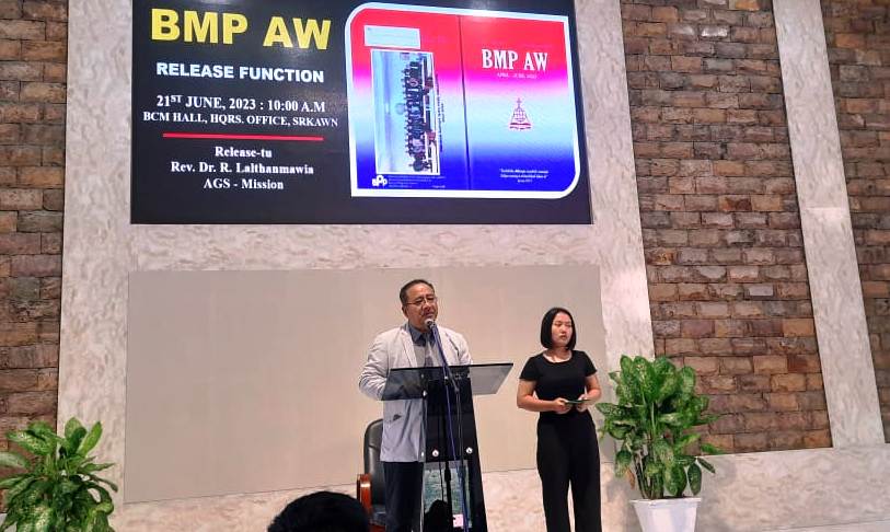 Mizoram BMP Chanchinbu ‘BMP Aw’ tlangzarh a ni.
