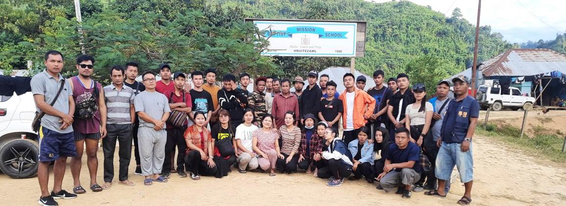 ṬKP Kanaan Unit Lawngtlai AOC Veng ten Hruitezawl Biak In sak Work camp an nei