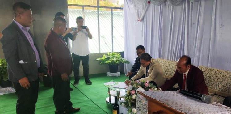 BCM leh Champhai Grape Grower Society te chuan  inremna thuthlung (MOU) an ziak thar.