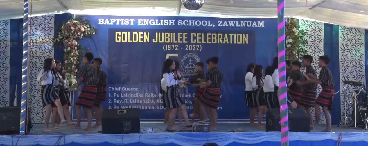 Baptist English School, Zawlnuam-in Golden Jubilee an lawm.