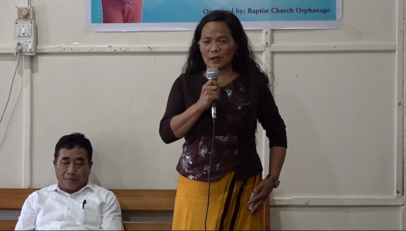 Pi K. Zolawmi, BCO Mother Pension-a chhuak tur thlahna neih a ni.