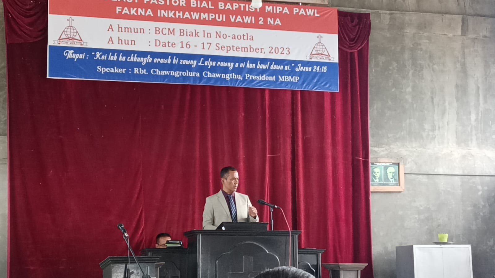 BMP Siaha East Pastor Bialin Fakna Inkhawmpui an nei.