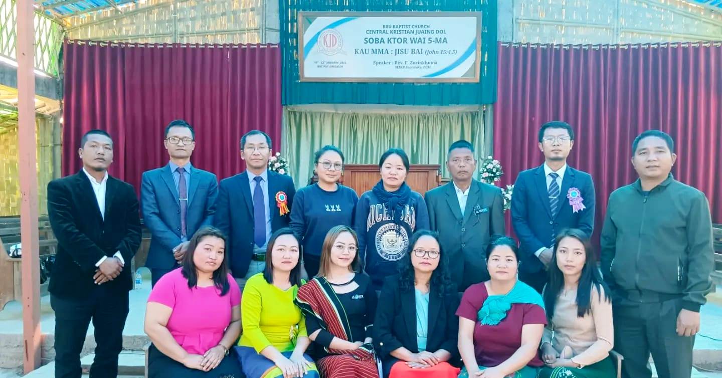 MTKP hruaituten Bru Baptist Church Thalai Pawl CKJD Inkhawmpui Vawi 5-na an hmanpui